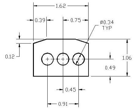 32740 Metric Thickness spacer Drawing
