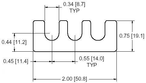 DSCH028 Series Shim Drawing