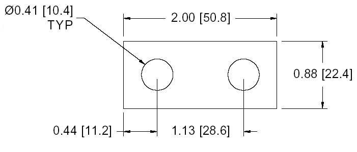DSCP006 Series Spacer Drawing