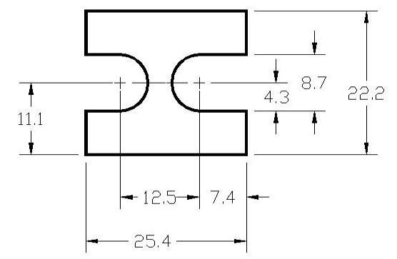 FSD 40774 Metric Thickness Spacer Drawing