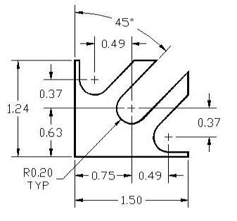 FSD 40800 Individual Shim Drawing