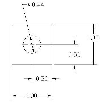 FSD 40873 Metric Thickness Spacer Drawing
