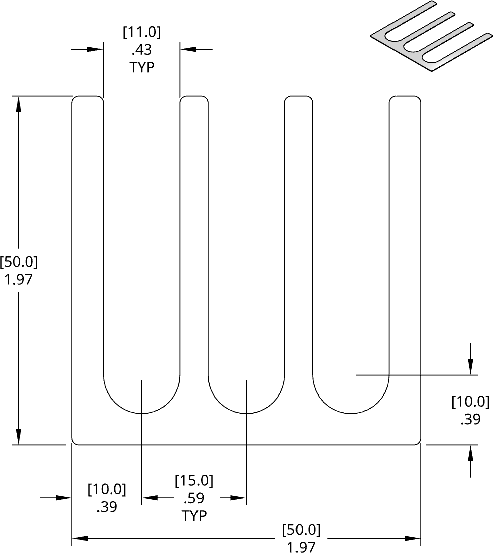 DSCH148 Series Shim Drawing