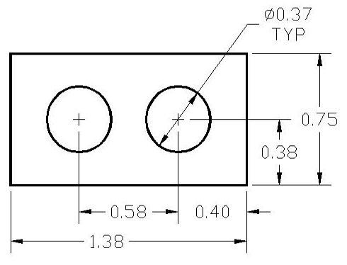 FSD 39280 Metric Thickness Spacer Drawing