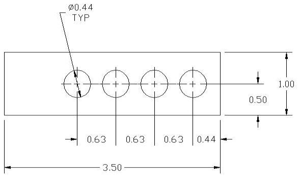 FSD 40877 Metric Thickness Spacer Drawing